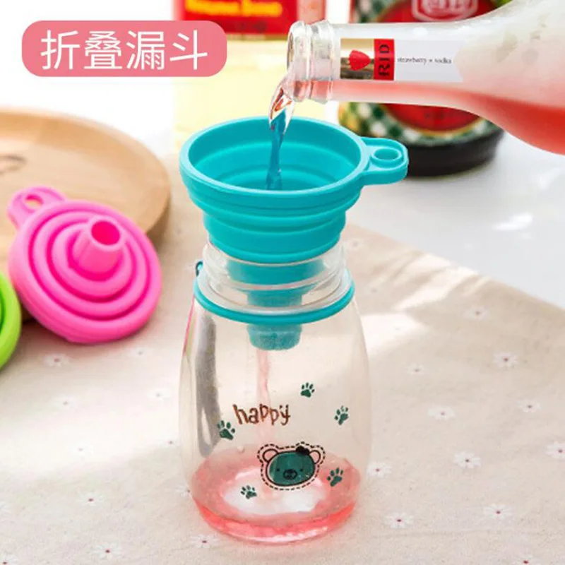 2 Food Grade Household Silicone Funnel Oil Leakage Sorting Tools Foldable and Telescopic Long Neck Funnel Kitchen Tools
2 Food Grade Household Silicone Funnel Oil Leakage Sorting Tools Foldable and Telescopic Long Neck Funnel Kitchen Tools