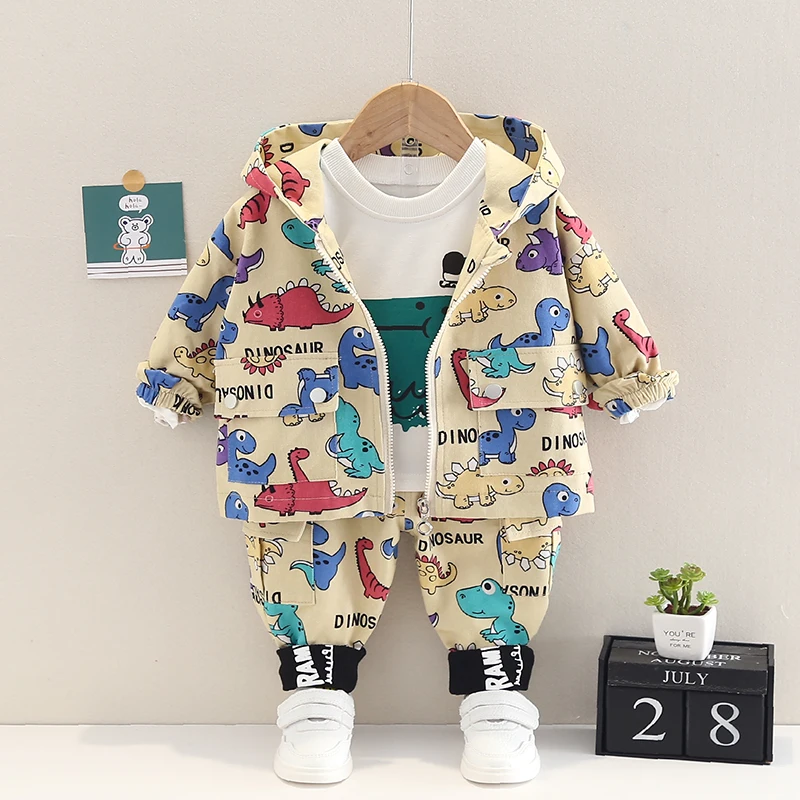 Autumn Children Clothes Suit Baby Boys Cartoon Jacket Coat+T-Shirt+Pants 3Pcs/Set Spring Kids Infant Clothing Toddler Sportswear
Autumn Children Clothes Suit Baby Boys Cartoon Jacket Coat+T-Shirt+Pants 3Pcs/Set Spring Kids Infant Clothing Toddler Sportswear