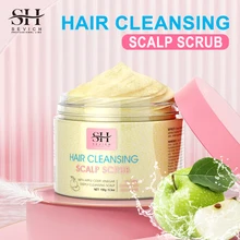 Sevich Natural Apple Hair Cleansing Scalp Scrub Deep Cleansing Moisturizing and Dandruff Removing Organic Plant Extract Shampoo