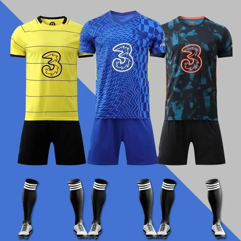 2021 2022 New ChelseaES LUKAKU KANT Efootball uniform Soccer Jersey Top Quality Express Adul custom madet Suits Kids With Socks 
2021 2022 New ChelseaES LUKAKU KANT Efootball uniform Soccer Jersey Top Quality Express Adul custom madet Suits Kids With Socks