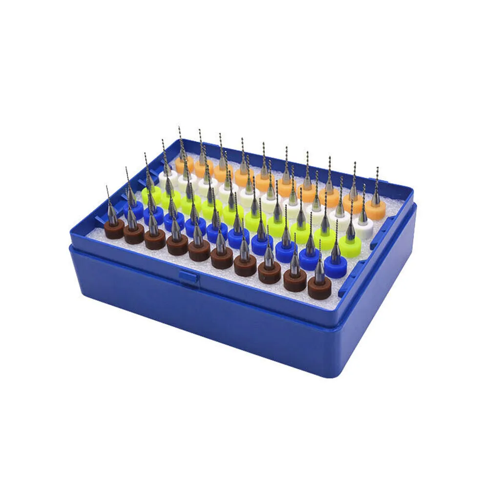 50pcs 0.5-0.9mm Print Circuit Board Drill Bits Tungsten Carbide Engraving Drill Bit 3.175mm Handle Mini CNC Drilling Hand Tools
50pcs 0.5-0.9mm Print Circuit Board Drill Bits Tungsten Carbide Engraving Drill Bit 3.175mm Handle Mini CNC Drilling Hand Tools
