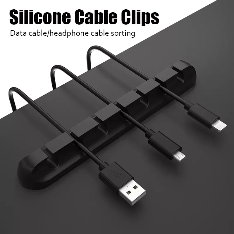 Organizer Silicone USB Cable Winder Desktop Tidy Management Clips Cable Holder for Mouse Headphone Wire Organizer
Organizer Silicone USB Cable Winder Desktop Tidy Management Clips Cable Holder for Mouse Headphone Wire Organizer