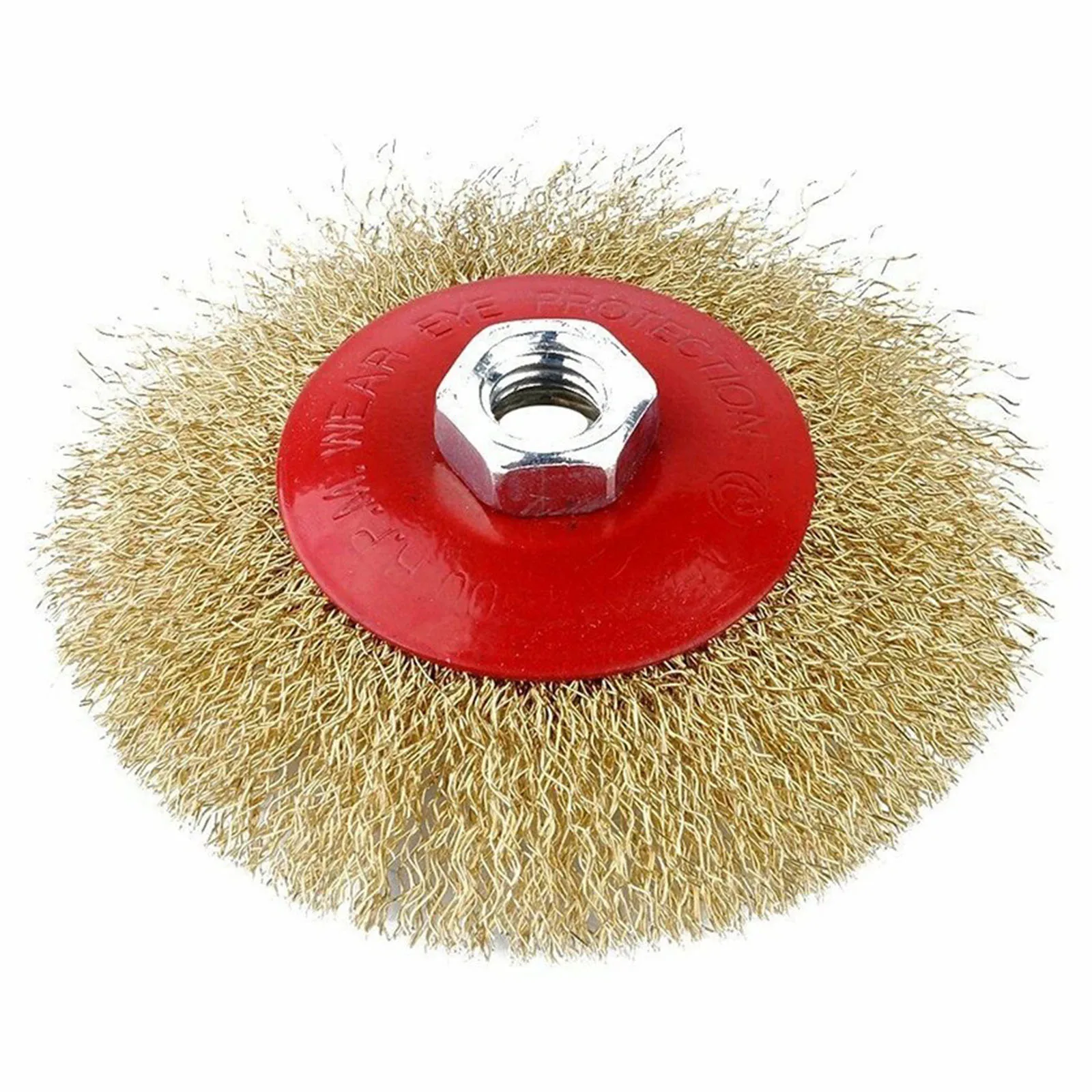 115mm M14 Thread Rotary Steel Copper-plated Wire Brush Bevel Wheel Angle Grinder Abrasive Wheels Accessories Wholesale
115mm M14 Thread Rotary Steel Copper-plated Wire Brush Bevel Wheel Angle Grinder Abrasive Wheels Accessories Wholesale