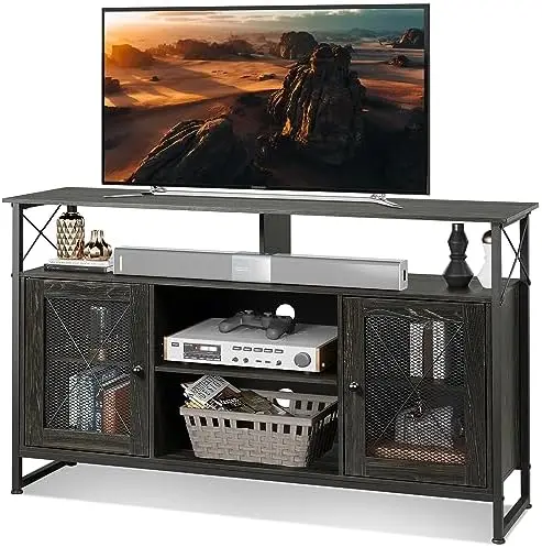 Stand 55 inch TV,Tall Entertainment Center with Storage, Farmhouse Industrial TV Console for Bedroom Living Room,Rustic Brown
Stand 55 inch TV,Tall Entertainment Center with Storage, Farmhouse Industrial TV Console for Bedroom Living Room,Rustic Brown