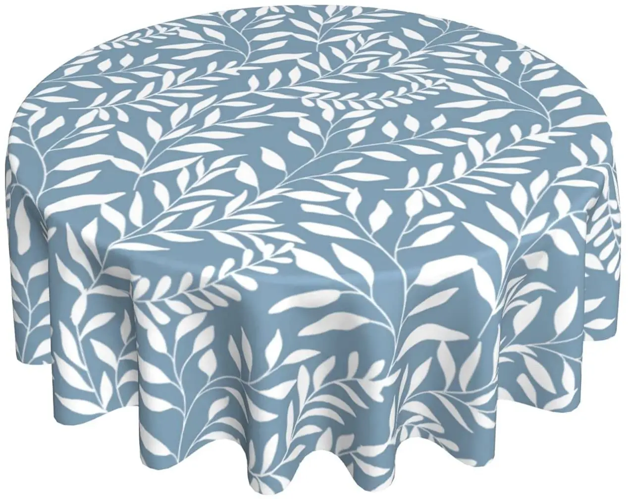 Sping Teal Leaf Round Tablecloth 60 Inch Grey Leaves Table Cloth Waterproof Fabric Farmhouse Decor for Holiday Home Party Picnic
Sping Teal Leaf Round Tablecloth 60 Inch Grey Leaves Table Cloth Waterproof Fabric Farmhouse Decor for Holiday Home Party Picnic