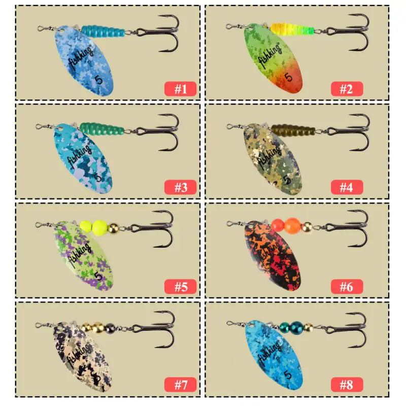 Attract Big Fish Metal Fishing Lure Spinners Fishing Tackle Hard Baits Bright Colors 21g Fishing Lures Outdoor Fishing Swimbait
Attract Big Fish Metal Fishing Lure Spinners Fishing Tackle Hard Baits Bright Colors 21g Fishing Lures Outdoor Fishing Swimbait