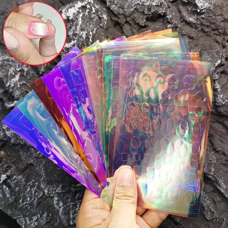 Korean Trendy Ice Cube Aurora Nail Sticker Decals Self-Adhesive Holographic Nails Design Manicure Decoration Decals
Korean Trendy Ice Cube Aurora Nail Sticker Decals Self-Adhesive Holographic Nails Design Manicure Decoration Decals