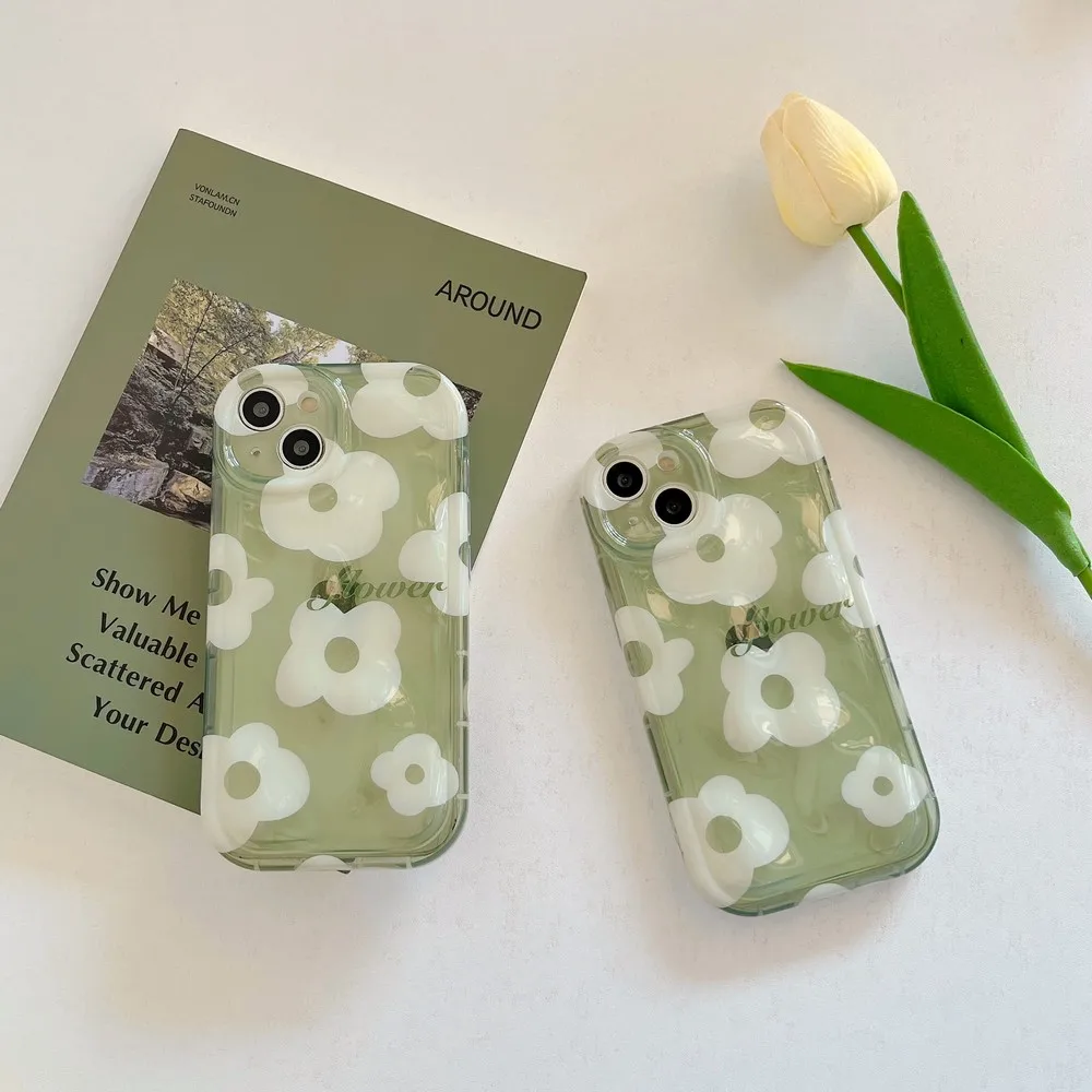 Green Background White Flower Pattern Case For iphone 14 14Pro 14Promax 11ProMax 11 12Pro 12 13ProMax 13Pro 13 Soft Shell
Green Background White Flower Pattern Case For iphone 14 14Pro 14Promax 11ProMax 11 12Pro 12 13ProMax 13Pro 13 Soft Shell