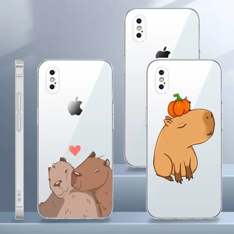 Be happy Capybara cute cartoon Phone Case Transparent soft For iphone 11 13 12 14 x xs xr pro max mini plus
Be happy Capybara cute cartoon Phone Case Transparent soft For iphone 11 13 12 14 x xs xr pro max mini plus