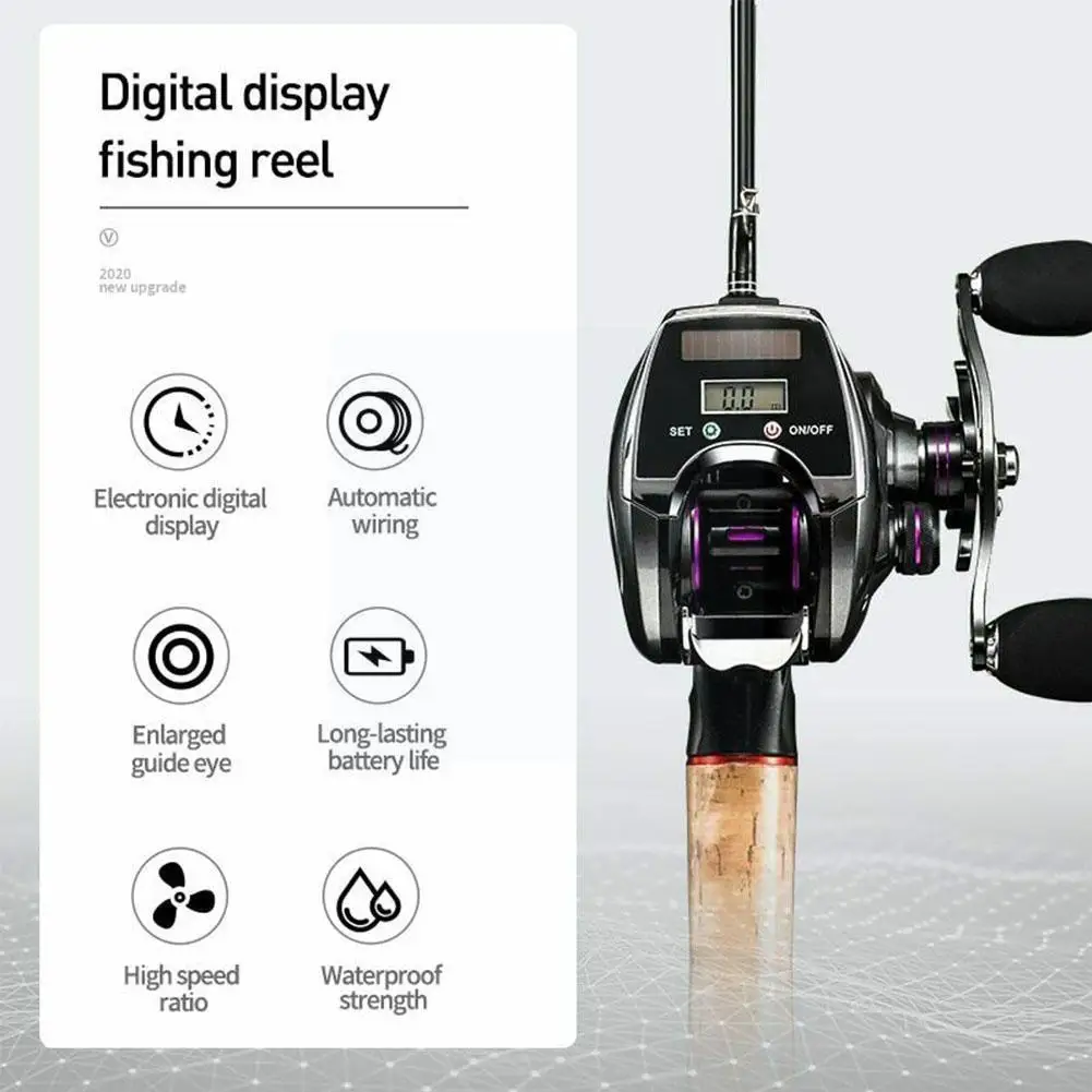 New Metal Electronic Fishing Reel Counter Digital Display Raft Profile Fish Ratio Speed Universal High Line New Reel Baitca C7c3
New Metal Electronic Fishing Reel Counter Digital Display Raft Profile Fish Ratio Speed Universal High Line New Reel Baitca C7c3