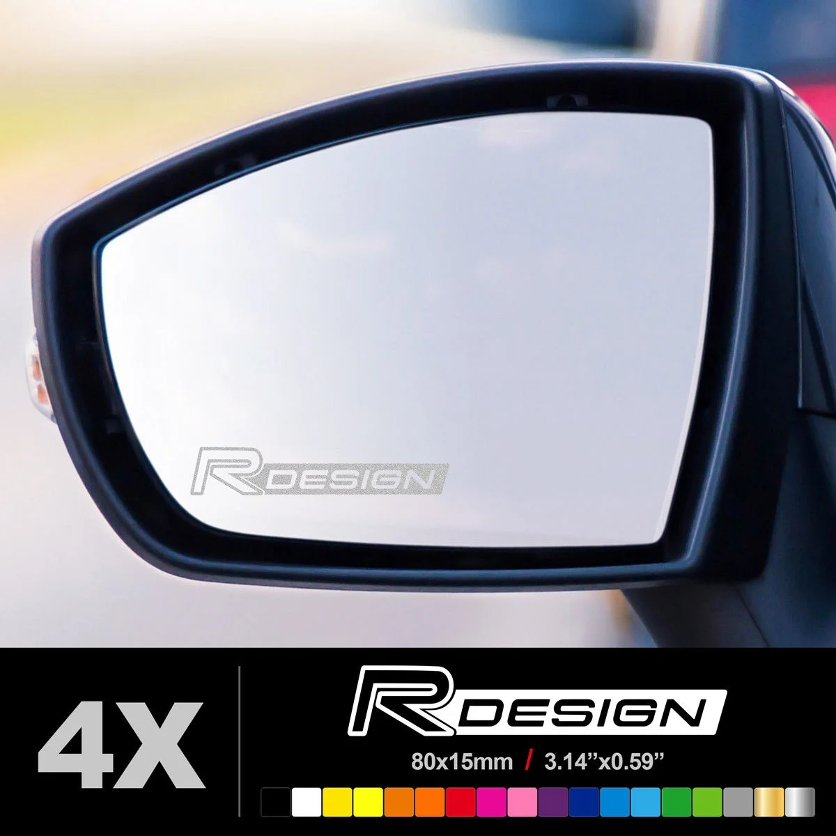 For (4Pcs) VOLVO R DESIGN Wing Mirror Glass Frosted Etched Car Vinyl Decal Stickers
For (4Pcs) VOLVO R DESIGN Wing Mirror Glass Frosted Etched Car Vinyl Decal Stickers