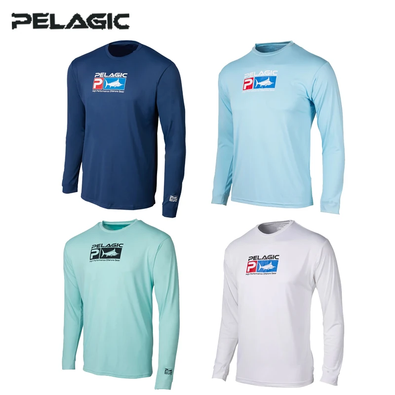 Рубашки PELAGIC Pro для рыбалки, мужская толстовка с длинным рукавом и круглым вырезом, уличная дышащая одежда для рыбалки с УФ-защитой, Camisa Pesca
Рубашки PELAGIC Pro для рыбалки, мужская толстовка с длинным рукавом и круглым вырезом, уличная дышащая одежда для рыбалки с УФ-защитой, Camisa Pesca