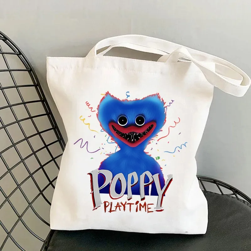 Poppy Playtime Shopping Bag Woman Shopper Folding Canvas Black Tote Travel Bags Handbags Huggy Wuggy Cloth Shoulder Ladies
Poppy Playtime Shopping Bag Woman Shopper Folding Canvas Black Tote Travel Bags Handbags Huggy Wuggy Cloth Shoulder Ladies