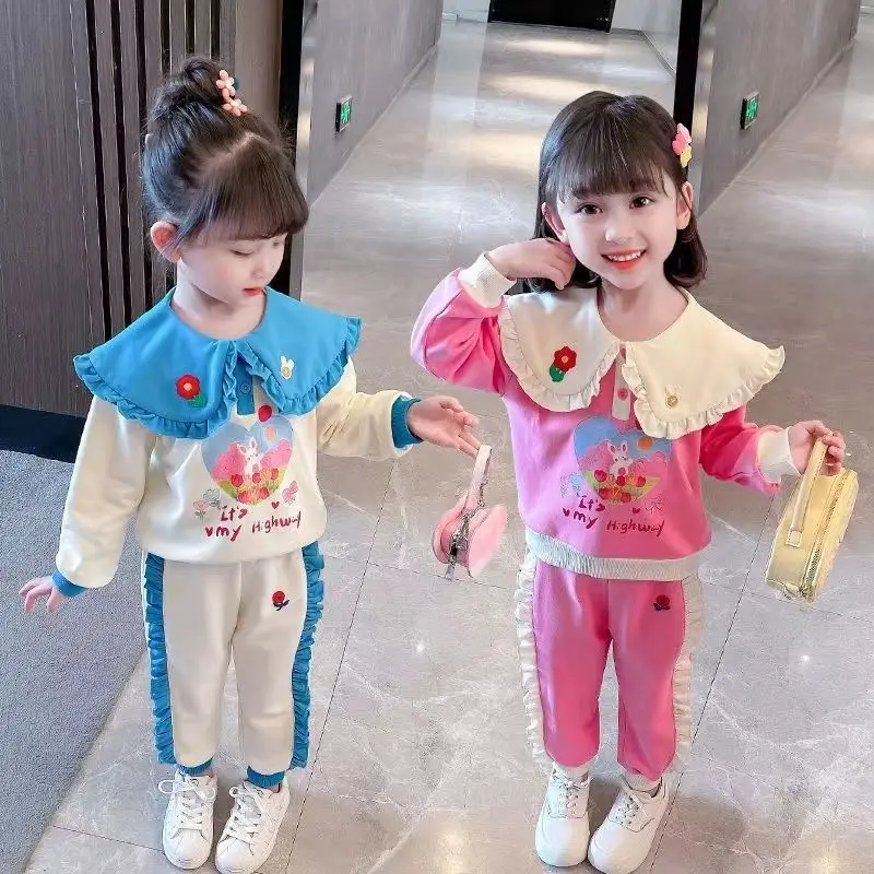 Girls' Suit Spring and Autumn 2023 New Fashionable Foreign Style Clothes Girls' Sports Autumn Clothes Children's Two-piece Suit
Girls' Suit Spring and Autumn 2023 New Fashionable Foreign Style Clothes Girls' Sports Autumn Clothes Children's Two-piece Suit