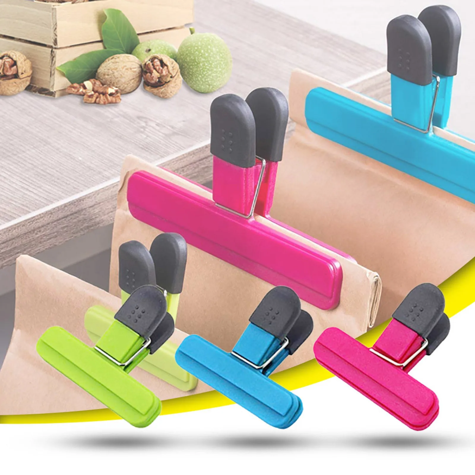 Clips Clips Sealing Bag Food Heavy Seal Clips Chip 10Pack Size Plastic 5 Duty Heavy Size +5 Small Grape Holder for Refrigerator
Clips Clips Sealing Bag Food Heavy Seal Clips Chip 10Pack Size Plastic 5 Duty Heavy Size +5 Small Grape Holder for Refrigerator