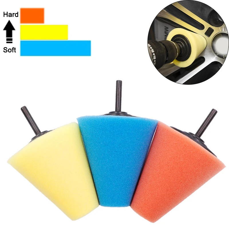 Car Wheel Hub Buffing Shank Polishing Sponge Power Tapered polishing sponge disc for automobile tire hub Auto Sponge Car Gadget
Car Wheel Hub Buffing Shank Polishing Sponge Power Tapered polishing sponge disc for automobile tire hub Auto Sponge Car Gadget