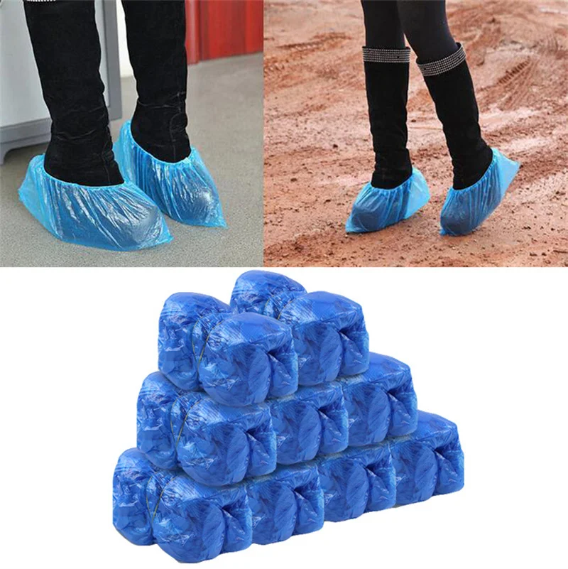 100Pcs Disposable Shoes Cover for Floor Protection Cleaning Overshoes Outdoor Rainy Day Carpet Clean Waterproof PE Shoe Covers
100Pcs Disposable Shoes Cover for Floor Protection Cleaning Overshoes Outdoor Rainy Day Carpet Clean Waterproof PE Shoe Covers