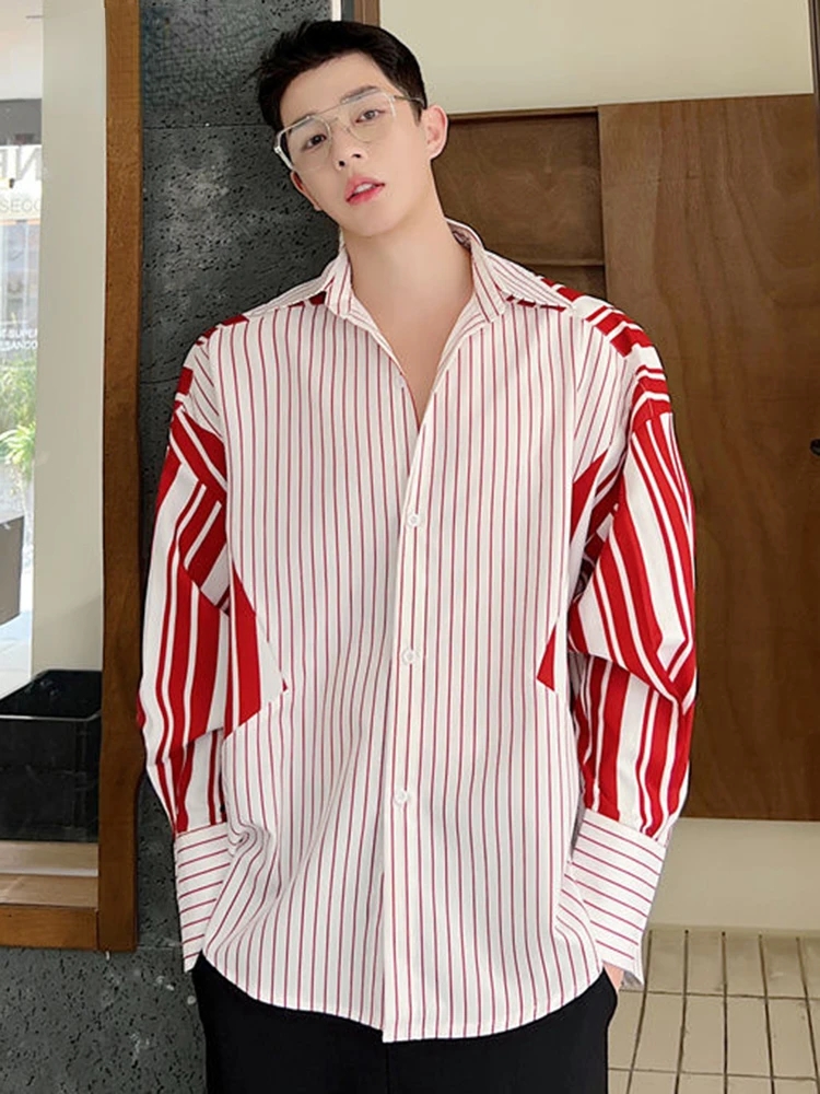 ZCSMLL Korean Fashionstripe Design Men Shirt Turn-down Collar Single Breasted Long Sleeve Casual Male Tops L535
ZCSMLL Korean Fashionstripe Design Men Shirt Turn-down Collar Single Breasted Long Sleeve Casual Male Tops L535