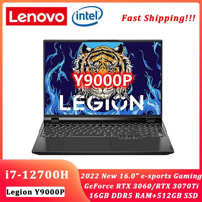 

Новый игровой ноутбук Lenovo Legion Y9000P 2022, 12-дюймовый ноутбук с Intel i7-12700H GeForce RTX3060 6G/RTX3070Ti 8G 165 Гц, 16-дюймовый ноутбук с Win11