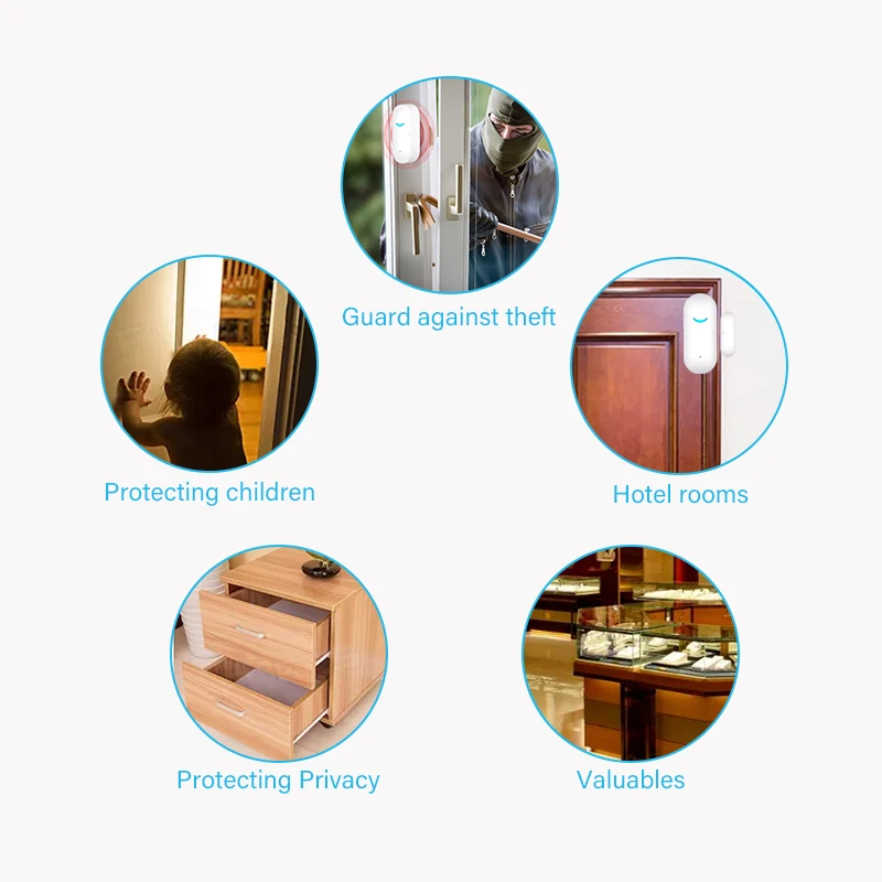 Curtain Open / Closed Detectors Tuya Smart Wifi Window Alarm Sensors Wireless Wifi Door Sensor Smart Home Automation
Curtain Open / Closed Detectors Tuya Smart Wifi Window Alarm Sensors Wireless Wifi Door Sensor Smart Home Automation