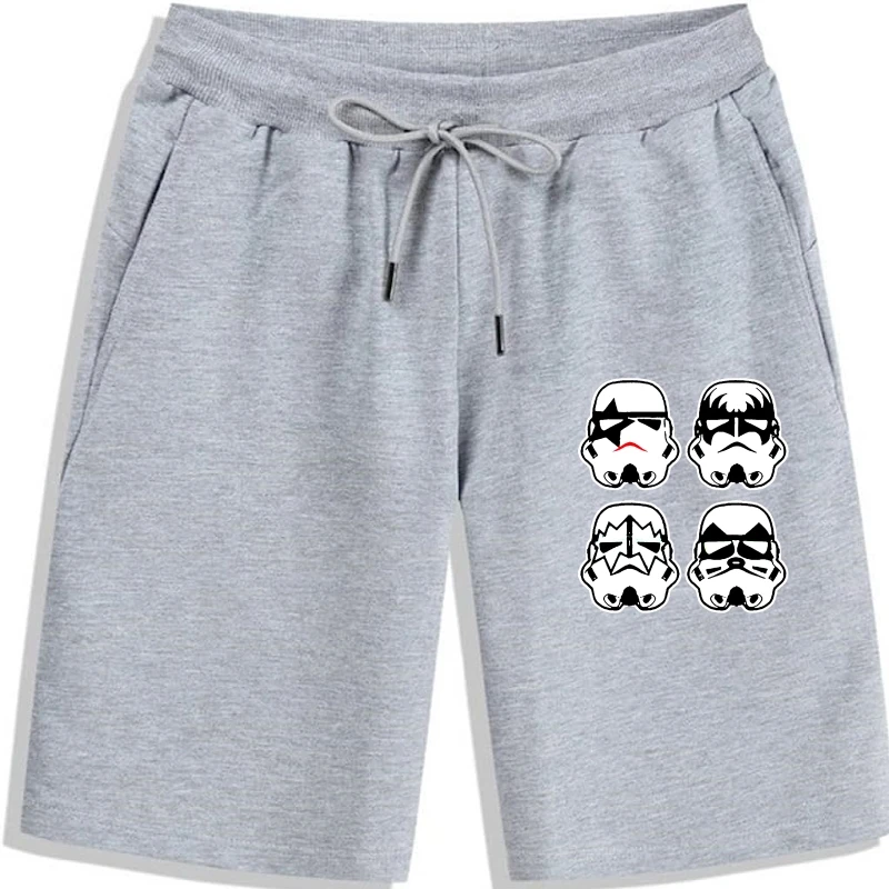 

Inspired Kiss Stormtrooper Faces Inspired Black shorts for men Fn9419 Retro Pure cotton Shorts