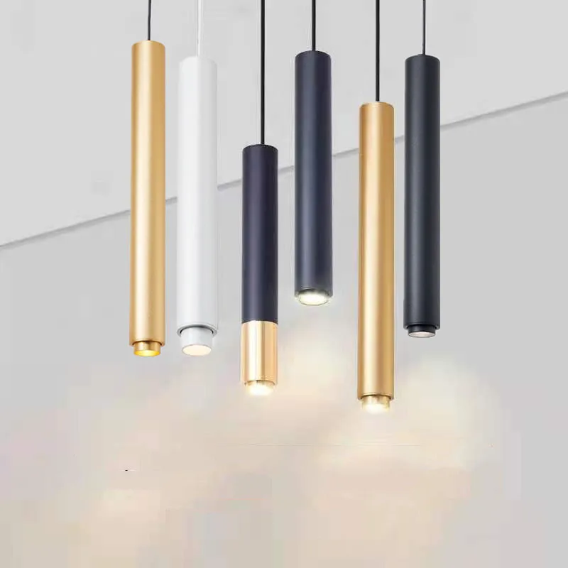 LED Long Tube Pendant Lights Adjustable Focus Droplight 7W 12W Kitchen Restaurant Dinning Room Bar Decor Cylinder Hanging Lamp
LED Long Tube Pendant Lights Adjustable Focus Droplight 7W 12W Kitchen Restaurant Dinning Room Bar Decor Cylinder Hanging Lamp
