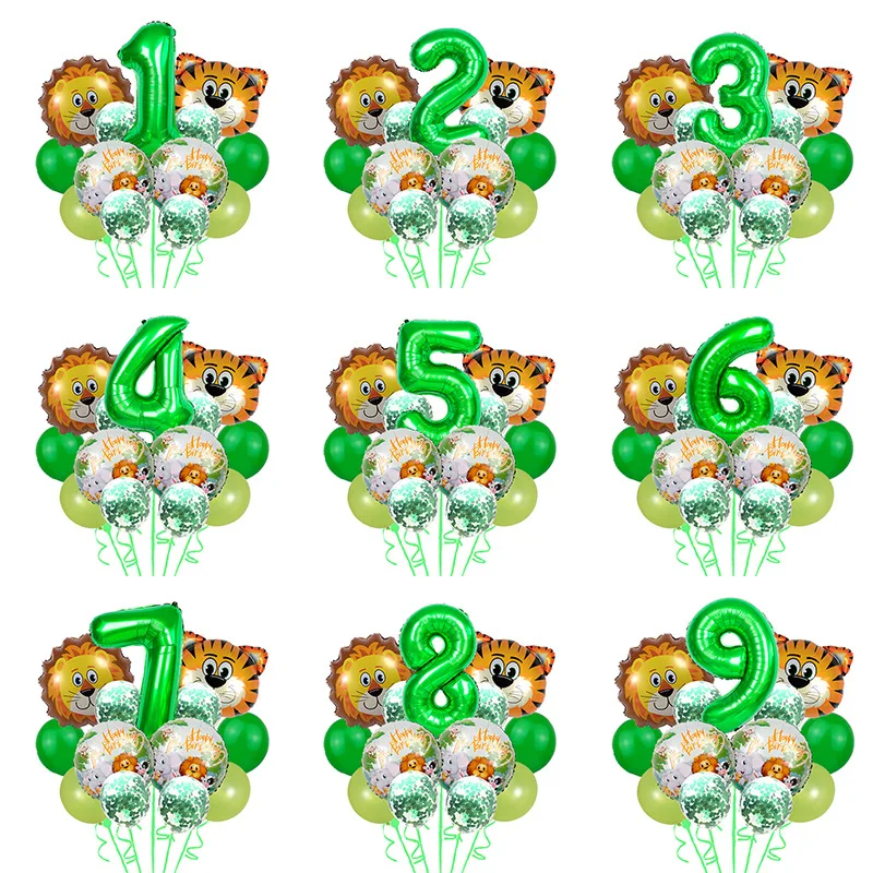 13pcs Jungle Safari Birthday Party Set Foil Number Balloons 1 2 3 4 5 6 7 8 9 Happy Birthday Party Girl Baby Shower Decorations
13pcs Jungle Safari Birthday Party Set Foil Number Balloons 1 2 3 4 5 6 7 8 9 Happy Birthday Party Girl Baby Shower Decorations