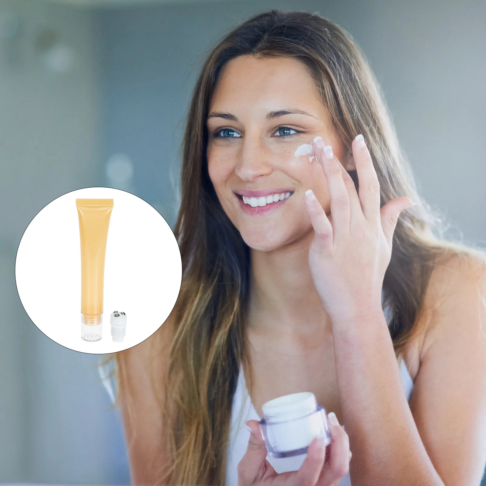 Essential Oil Roller Tube 2Pcs Refillable Face Hand Squeeze Bottles Squeezable Perfume Vial Cosmetics Oil Tubes Eye Face Cream
Essential Oil Roller Tube 2Pcs Refillable Face Hand Squeeze Bottles Squeezable Perfume Vial Cosmetics Oil Tubes Eye Face Cream