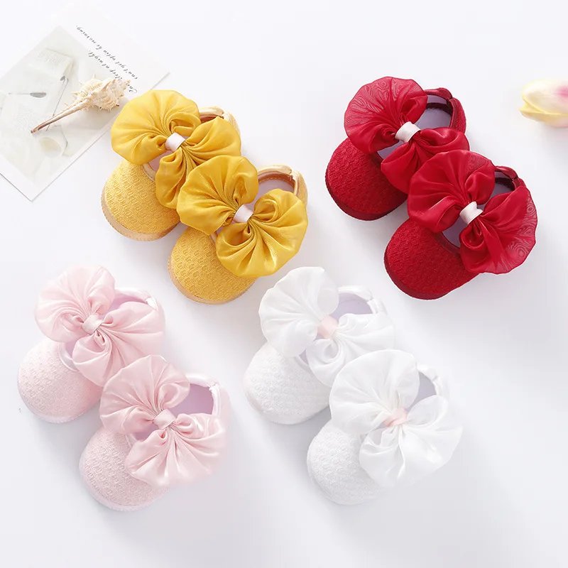 Newborn Baby Silk Bow-knot First Walker Shoes Girls Toddler Kids Soft Sole Footwear Autumn Winter Shoe
Newborn Baby Silk Bow-knot First Walker Shoes Girls Toddler Kids Soft Sole Footwear Autumn Winter Shoe