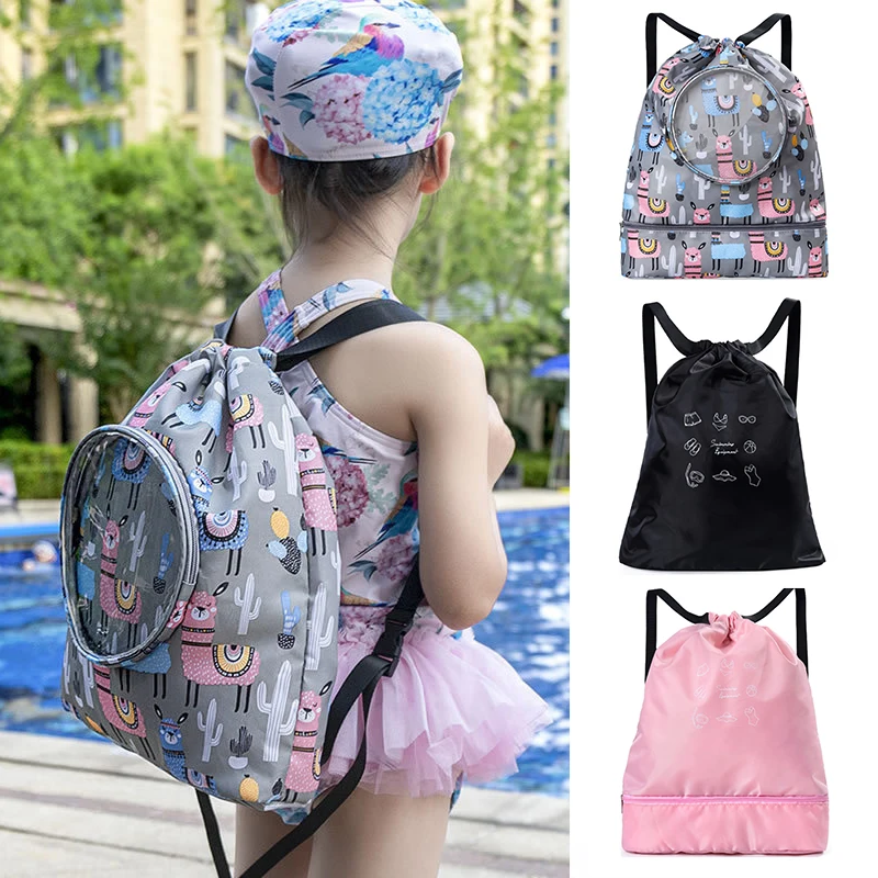 New Swimming Drawstring Backpack for Kids Wet & Dry Separation Water Resistant Sports Training Large Space Backpack 
New Swimming Drawstring Backpack for Kids Wet & Dry Separation Water Resistant Sports Training Large Space Backpack