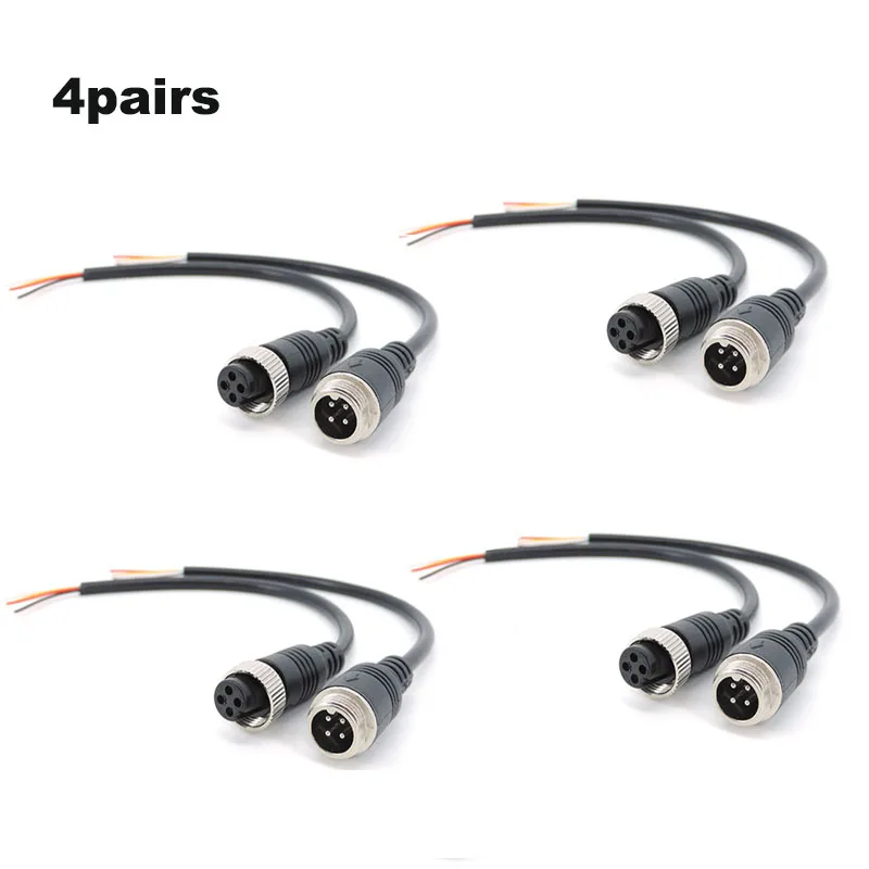 M12 4-контактный авиационный кабель GX12
M12 4-контактный авиационный кабель GX12