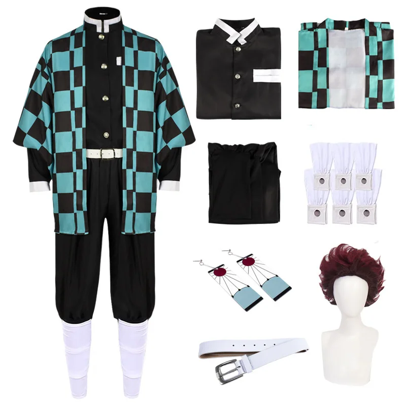 Demon Slayer Kimetsu No Yaiba Tanjirou Kamado Cosplay Costume Kimono Cloak Halloween Party Anime Role Play Clothes Uniform Set
Demon Slayer Kimetsu No Yaiba Tanjirou Kamado Cosplay Costume Kimono Cloak Halloween Party Anime Role Play Clothes Uniform Set