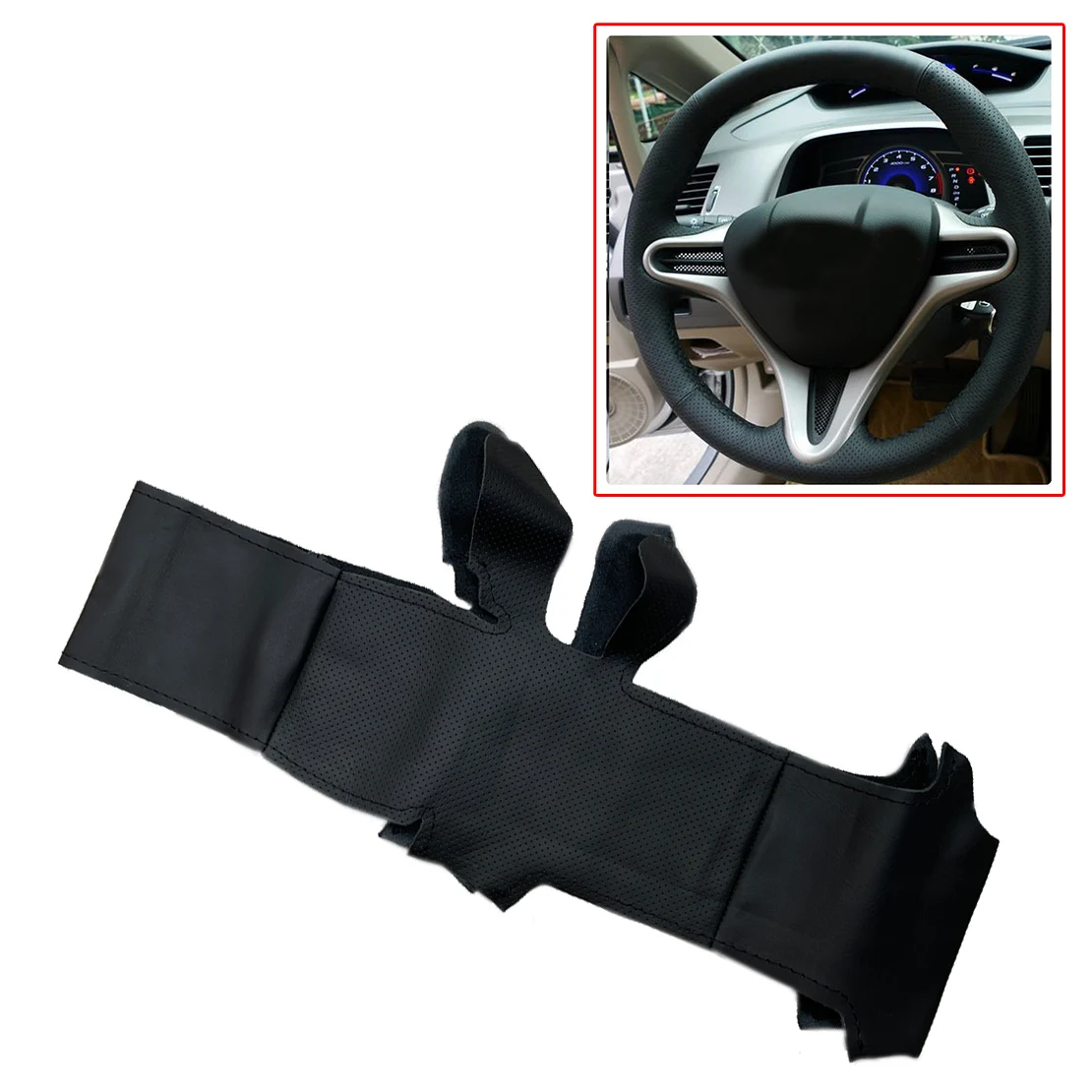 Чехол на руль из микрофибры для Honda Civic 8, 2011, 2010, 2009, 2008, 2007, 2006
Чехол на руль из микрофибры для Honda Civic 8, 2011, 2010, 2009, 2008, 2007, 2006
