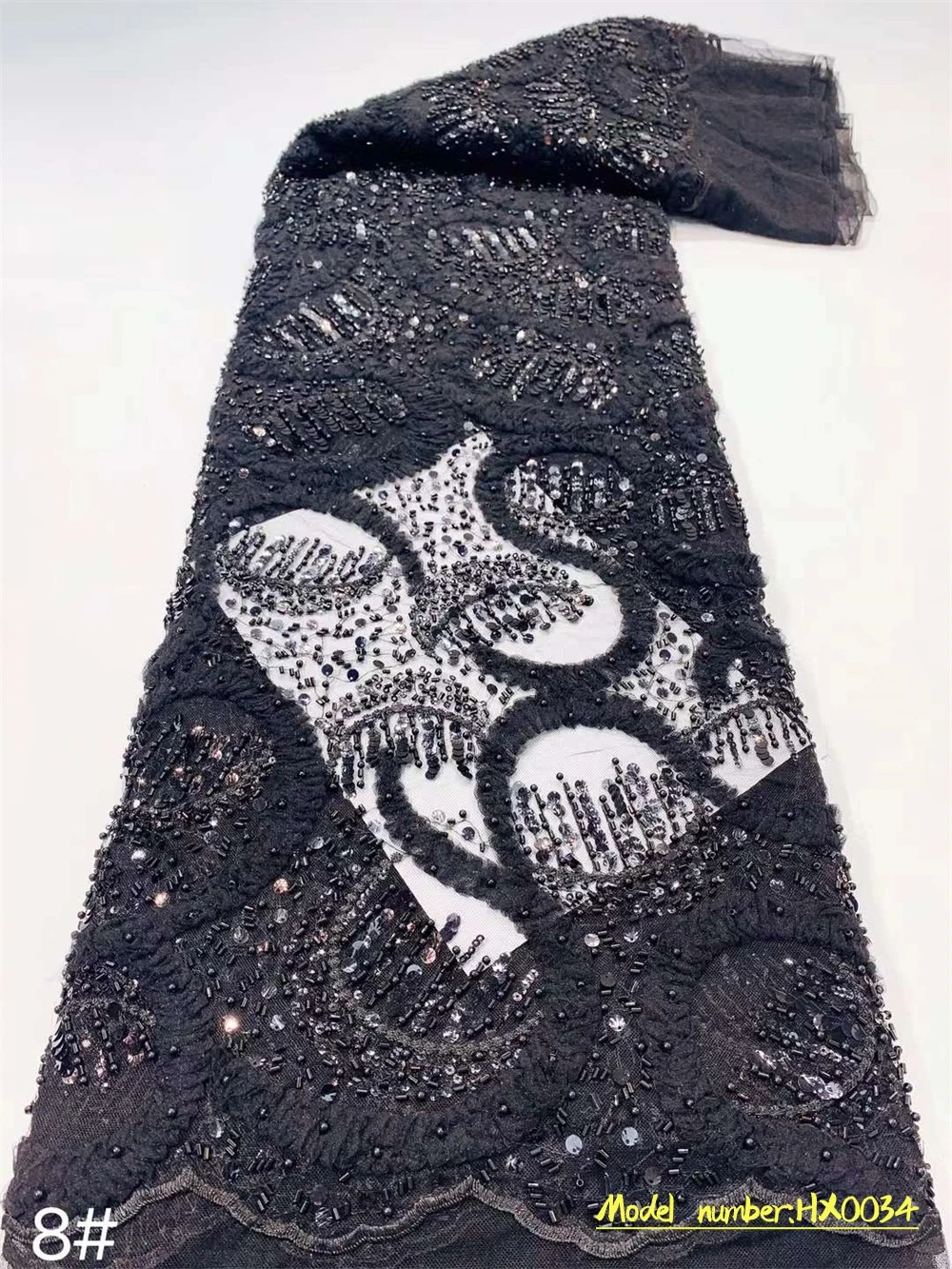 Luxury Sequins African Lace Fabric 2022 High Quality Beads Black Nigerian Wedding Bridal Embroidery French Tulle Lace Fabric
Luxury Sequins African Lace Fabric 2022 High Quality Beads Black Nigerian Wedding Bridal Embroidery French Tulle Lace Fabric