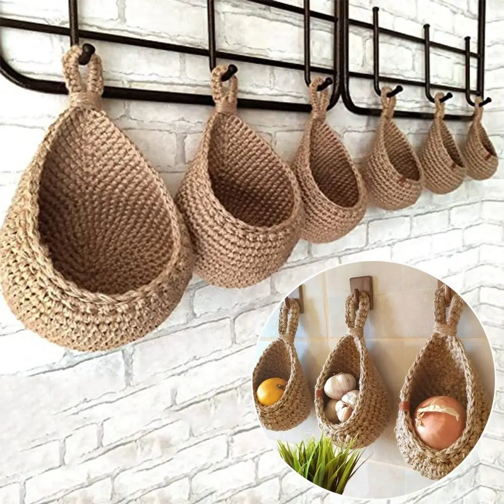 Handwoven Hanging Wall Vegetable Fruit Basket Plant Flower Storage Organizer Container Home Kitchen Decor Boho Style Storage
Handwoven Hanging Wall Vegetable Fruit Basket Plant Flower Storage Organizer Container Home Kitchen Decor Boho Style Storage