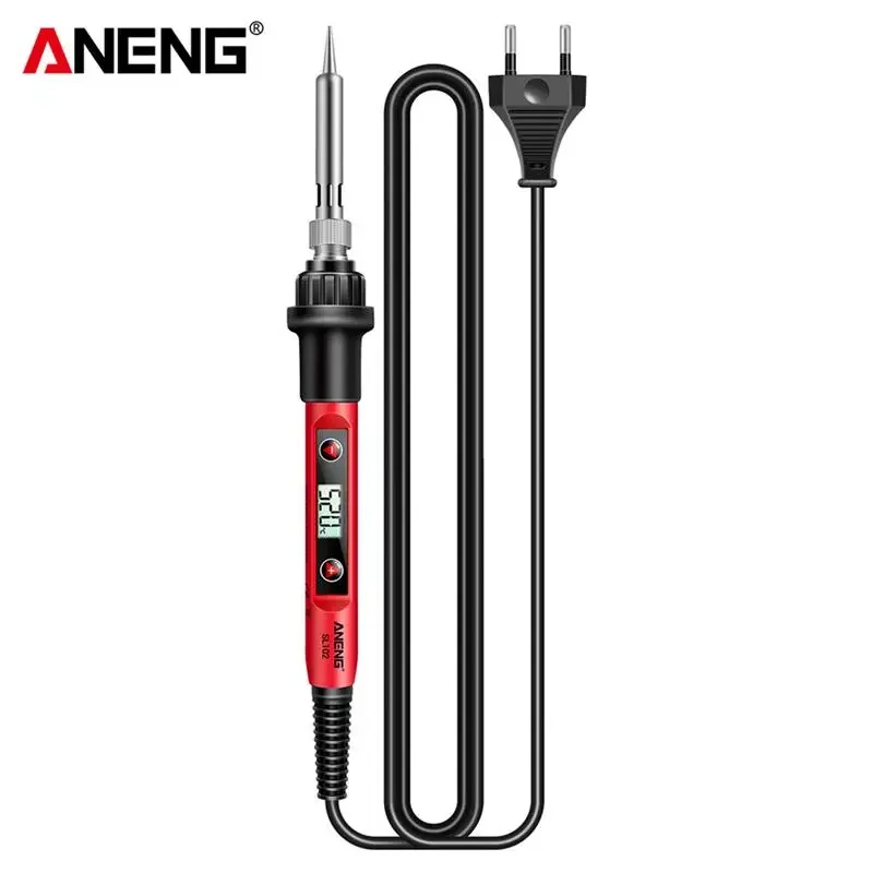 NEW 2023 ANENG SL102 LCD Electric Soldering Iron Temperature Adjustable Digital Display Welding Tool Portable Electrocautery PRO
NEW 2023 ANENG SL102 LCD Electric Soldering Iron Temperature Adjustable Digital Display Welding Tool Portable Electrocautery PRO
