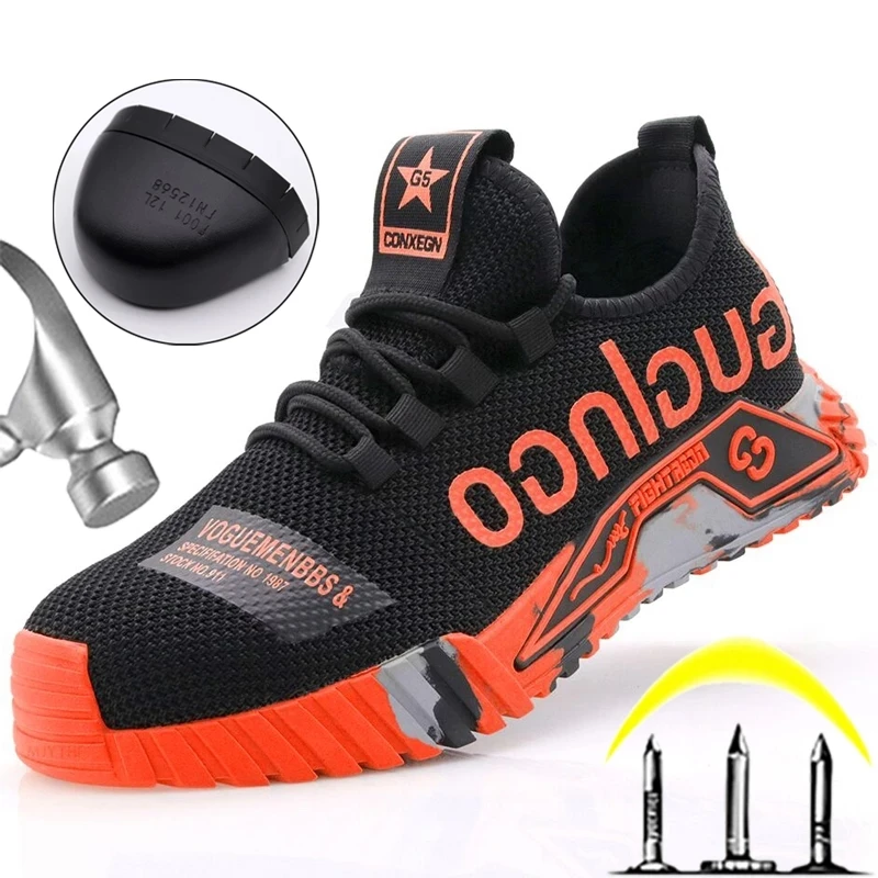 2021 New Work Sneakers Steel Toe Shoes Men Safety Shoes Puncture-proof Work Shoes Boots Fashion Indestructible Footwear Security
2021 New Work Sneakers Steel Toe Shoes Men Safety Shoes Puncture-proof Work Shoes Boots Fashion Indestructible Footwear Security