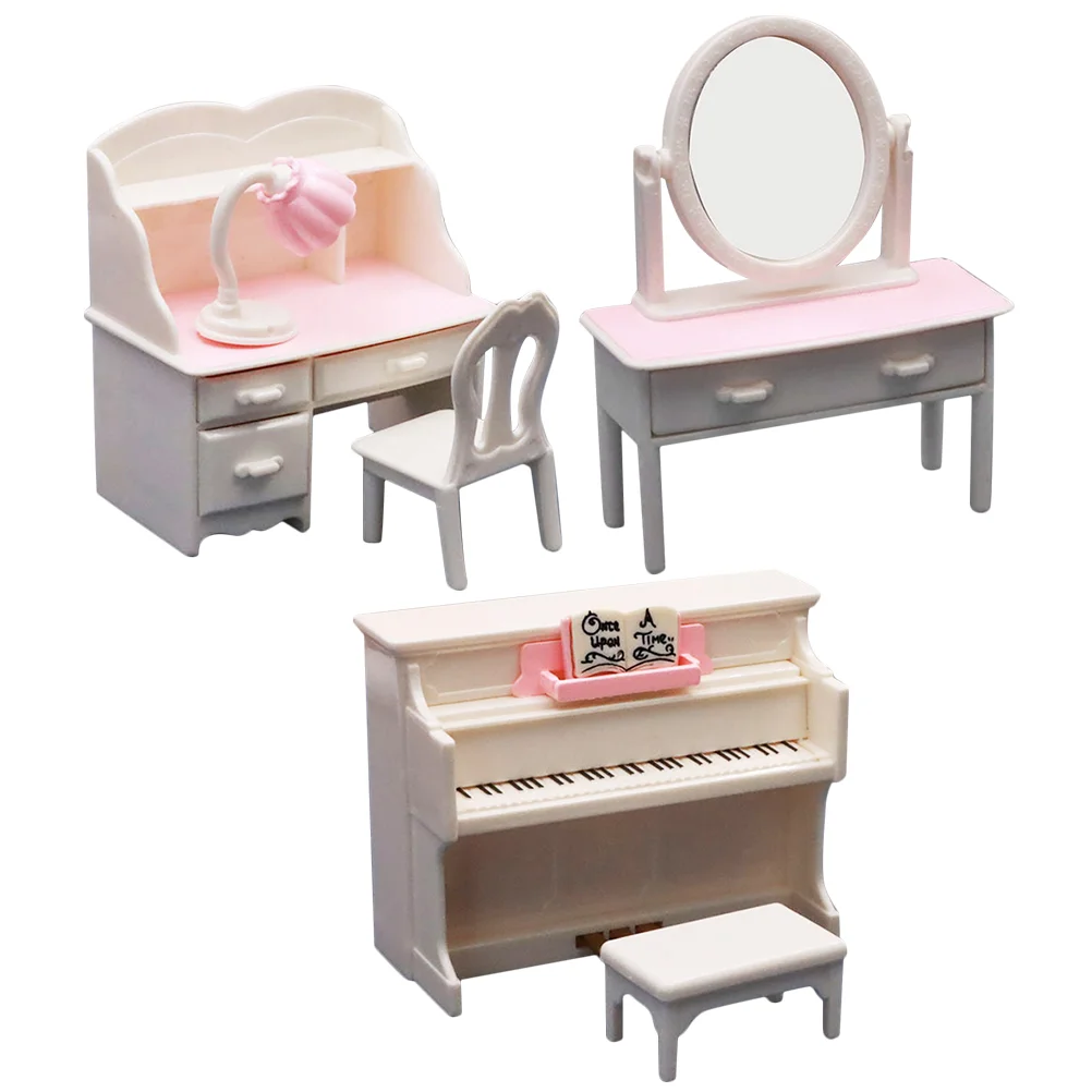Furniture Miniature Mini House Model Piano Toy Table Desk Accessories Chair Wooden Set 12 Miniatures Play Landscaping Dressing
Furniture Miniature Mini House Model Piano Toy Table Desk Accessories Chair Wooden Set 12 Miniatures Play Landscaping Dressing