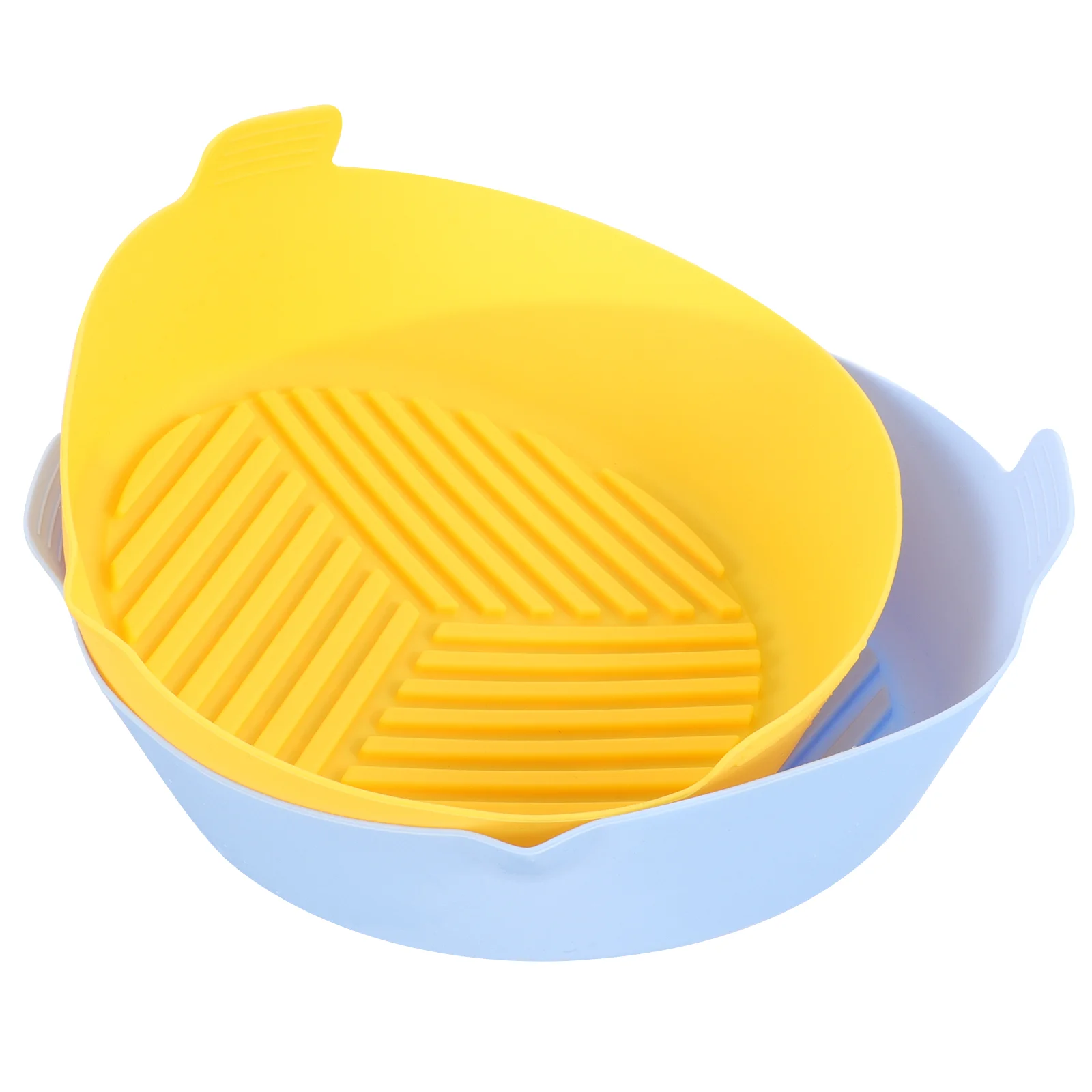 2Pcs Air Fryer Silicone Pot Air Fryer Silicone Liners Non Stick Air Fryer Basket Reusable Baking Tray
2Pcs Air Fryer Silicone Pot Air Fryer Silicone Liners Non Stick Air Fryer Basket Reusable Baking Tray