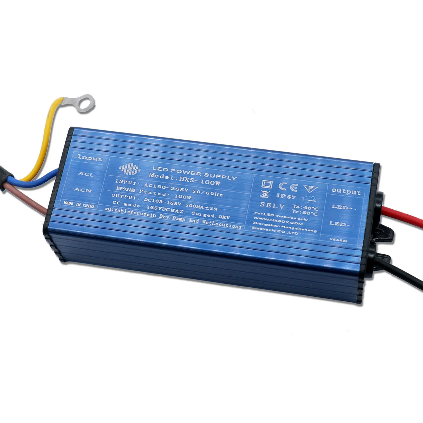 80-100W LED Driver DC108-165V Power Supply IP67 Outdoor Waterproof Lighting Transformer for Flood Light 
80-100W LED Driver DC108-165V Power Supply IP67 Outdoor Waterproof Lighting Transformer for Flood Light