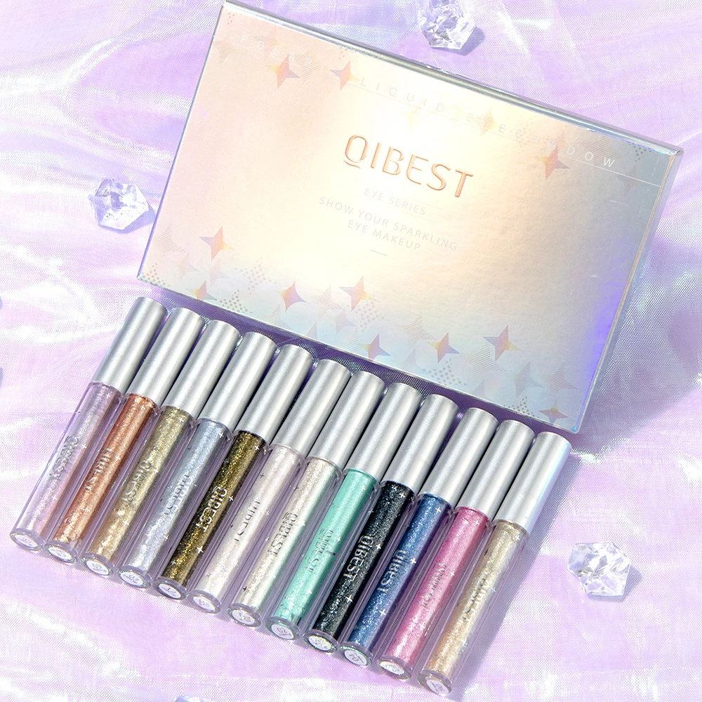 12 Colors Glitter Liquid Eyeshadow Waterproof Metallic Pearly Eye Shadow Set Eye Pigment Korean Makeup for Women Christmas Gifts
12 Colors Glitter Liquid Eyeshadow Waterproof Metallic Pearly Eye Shadow Set Eye Pigment Korean Makeup for Women Christmas Gifts