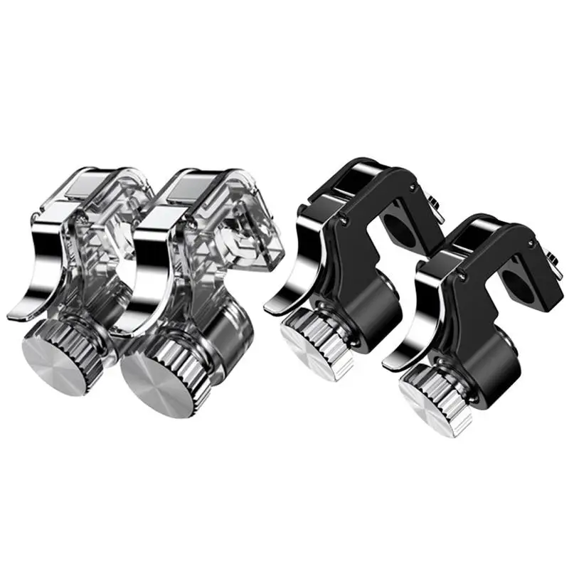 2pcs Metal Smart Phone Mobile Gaming Trigger for PUBG Mobile Gamepad Fire Button Aim Key L1 R1 Shooter PUBG Controller
2pcs Metal Smart Phone Mobile Gaming Trigger for PUBG Mobile Gamepad Fire Button Aim Key L1 R1 Shooter PUBG Controller