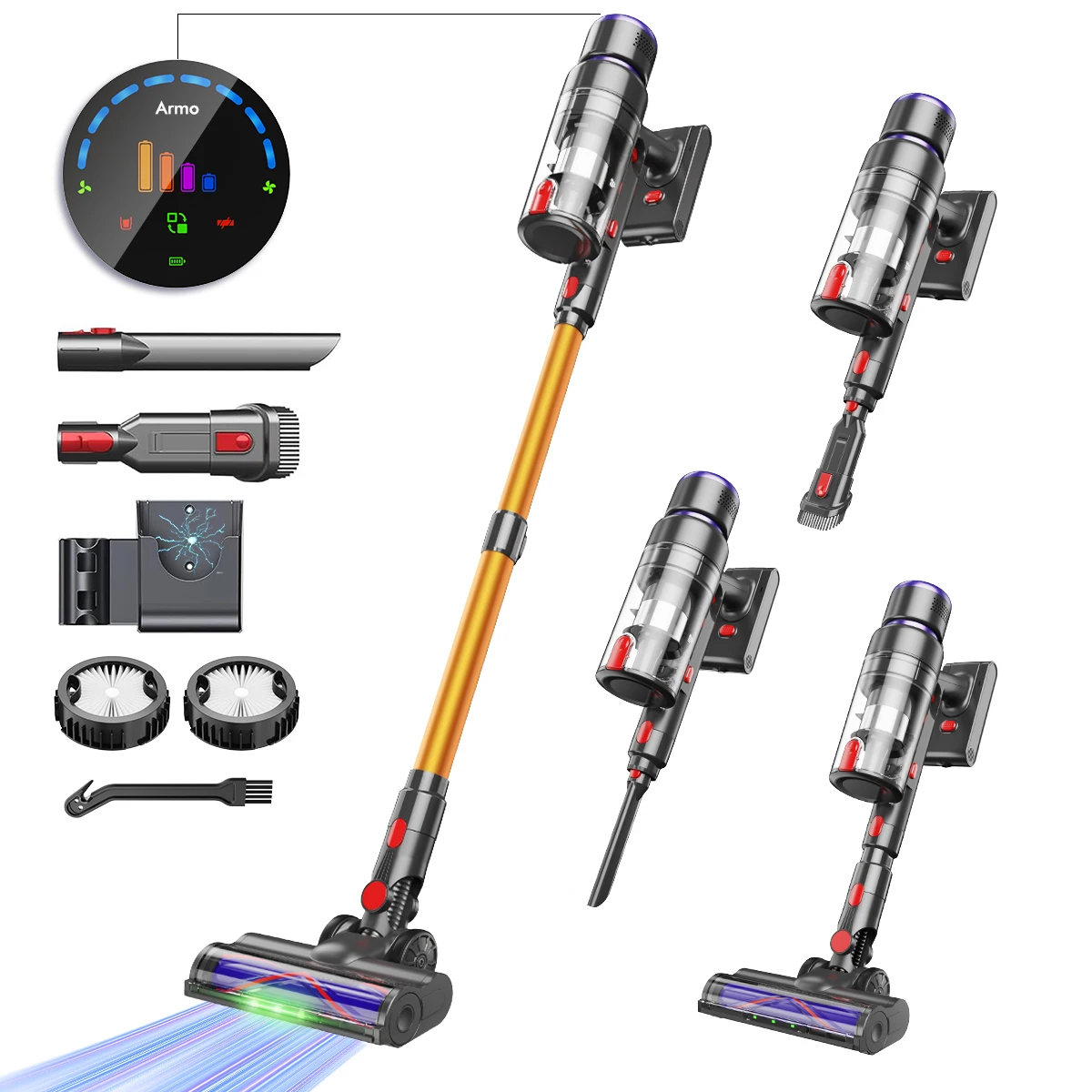Пылесос ARMO, 600 Вт, беспроводной, сухая уборка, циклонный контейнер
Пылесос ARMO, 600 Вт, беспроводной, сухая уборка, циклонный контейнер