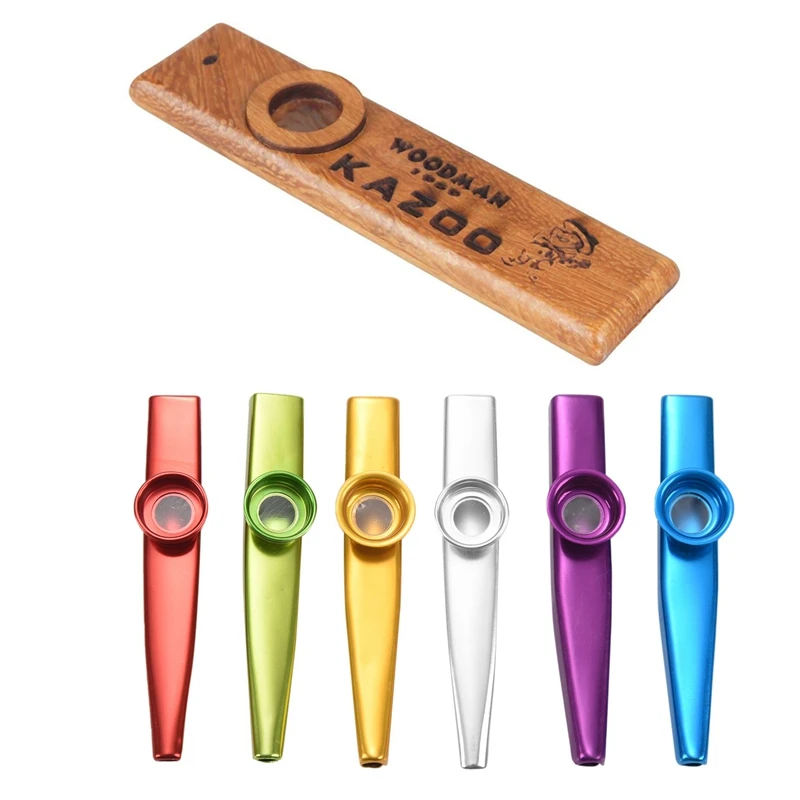 6 Colors Metal Kazoo Musical Instruments Good Companion With Wooden Kazoos,Exquisite Instrument Easy And Have Fun
6 Colors Metal Kazoo Musical Instruments Good Companion With Wooden Kazoos,Exquisite Instrument Easy And Have Fun