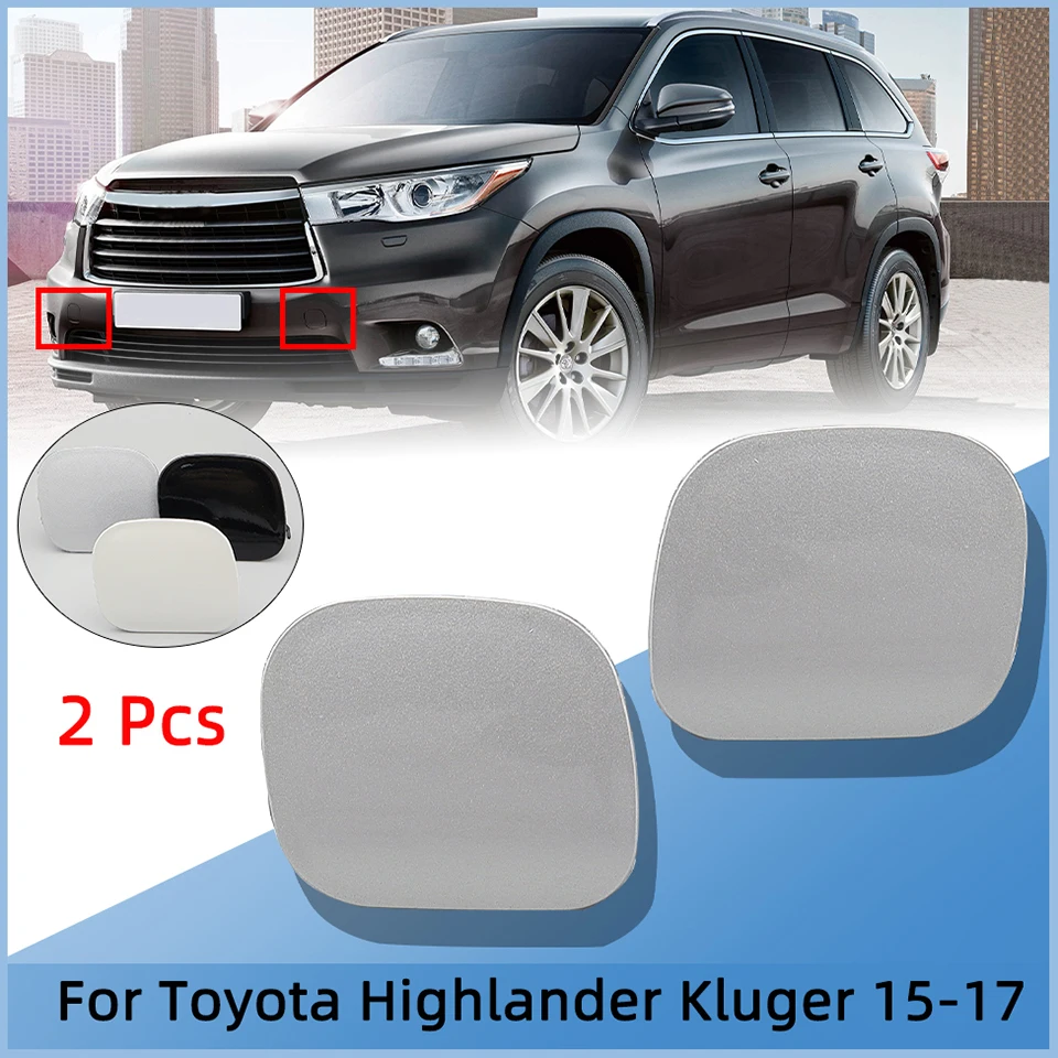 2Pcs For Toyota Highlander Kluger 2015 2016 2017 Front Bumper Towing Hook Eye Cover Cap Tow Hook Trailer Lid Garnish Hauling
2Pcs For Toyota Highlander Kluger 2015 2016 2017 Front Bumper Towing Hook Eye Cover Cap Tow Hook Trailer Lid Garnish Hauling