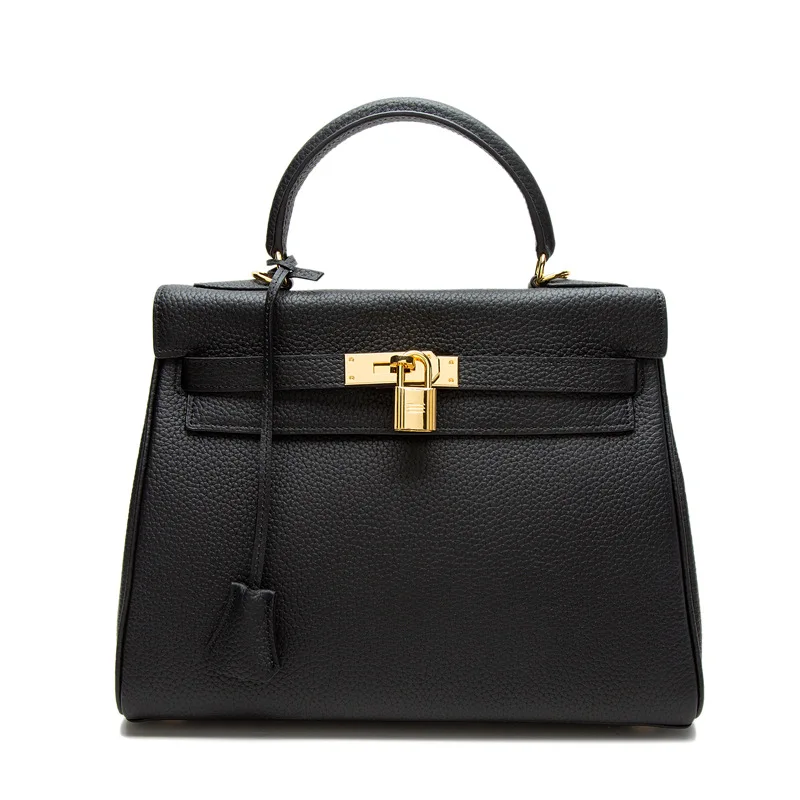 First layer cowhide lychee pattern Keli bag 2023 new one-shoulder leather women's bag
First layer cowhide lychee pattern Keli bag 2023 new one-shoulder leather women's bag