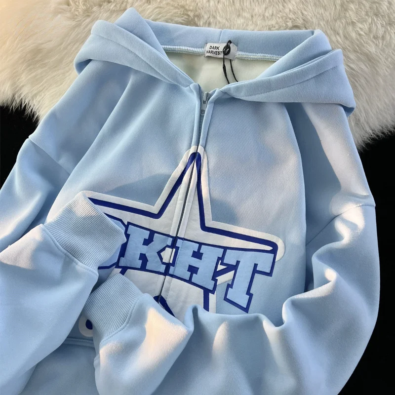 Deeptown Harajuku Kawaii Star Hoodies Women Y2k Zip Up Black Sweatshirts Vintage Graphic Oversized Cutecore Casual Streetwear
Deeptown Harajuku Kawaii Star Hoodies Women Y2k Zip Up Black Sweatshirts Vintage Graphic Oversized Cutecore Casual Streetwear
