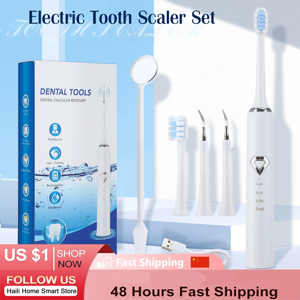 8 IN 1 Sonic electric toothbrush Dental Scaler Kit Teeth Whitening plaque tartar remover Wireless cleaner portable oral hygiene
8 IN 1 Sonic electric toothbrush Dental Scaler Kit Teeth Whitening plaque tartar remover Wireless cleaner portable oral hygiene