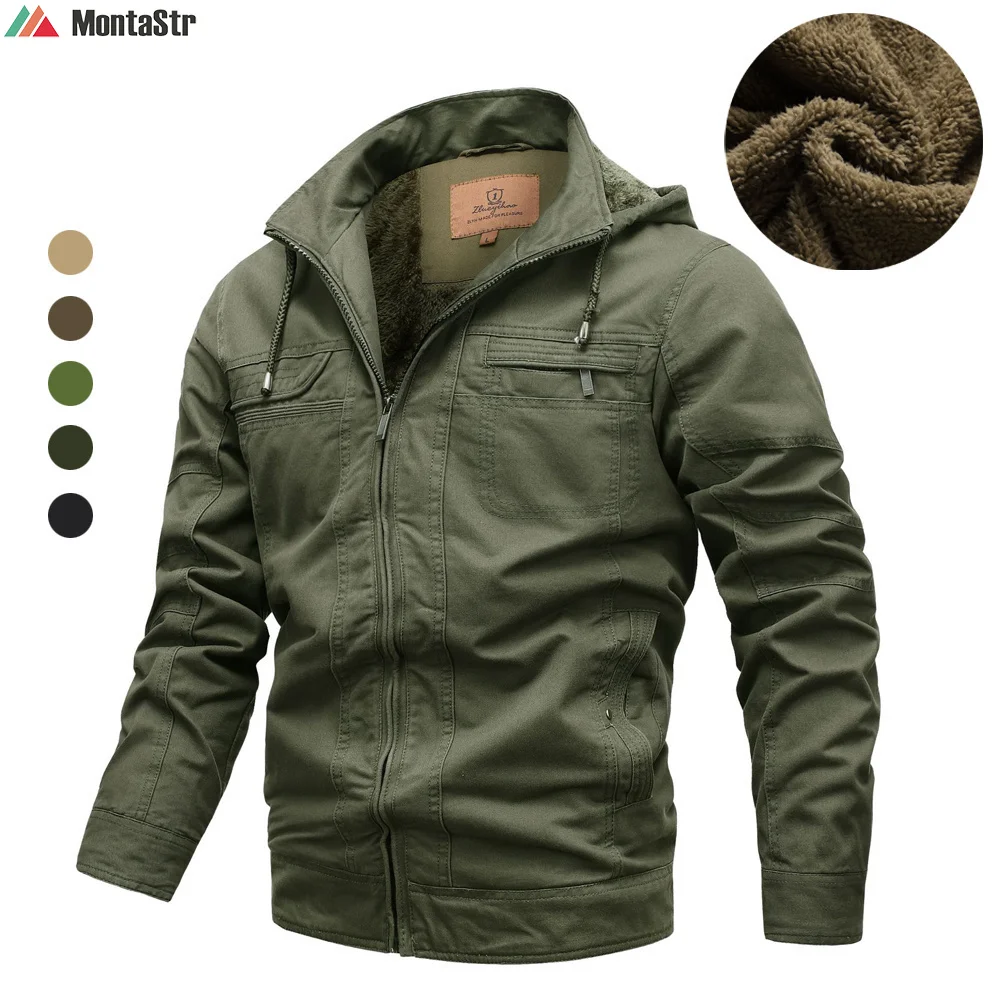 Men's Fleece Military Jacket Winter Hooded Coats Keep Warm Tactical Bomber Jackets Casual Multi Pockets US Army Clothes 2022 2XL
Men's Fleece Military Jacket Winter Hooded Coats Keep Warm Tactical Bomber Jackets Casual Multi Pockets US Army Clothes 2022 2XL
