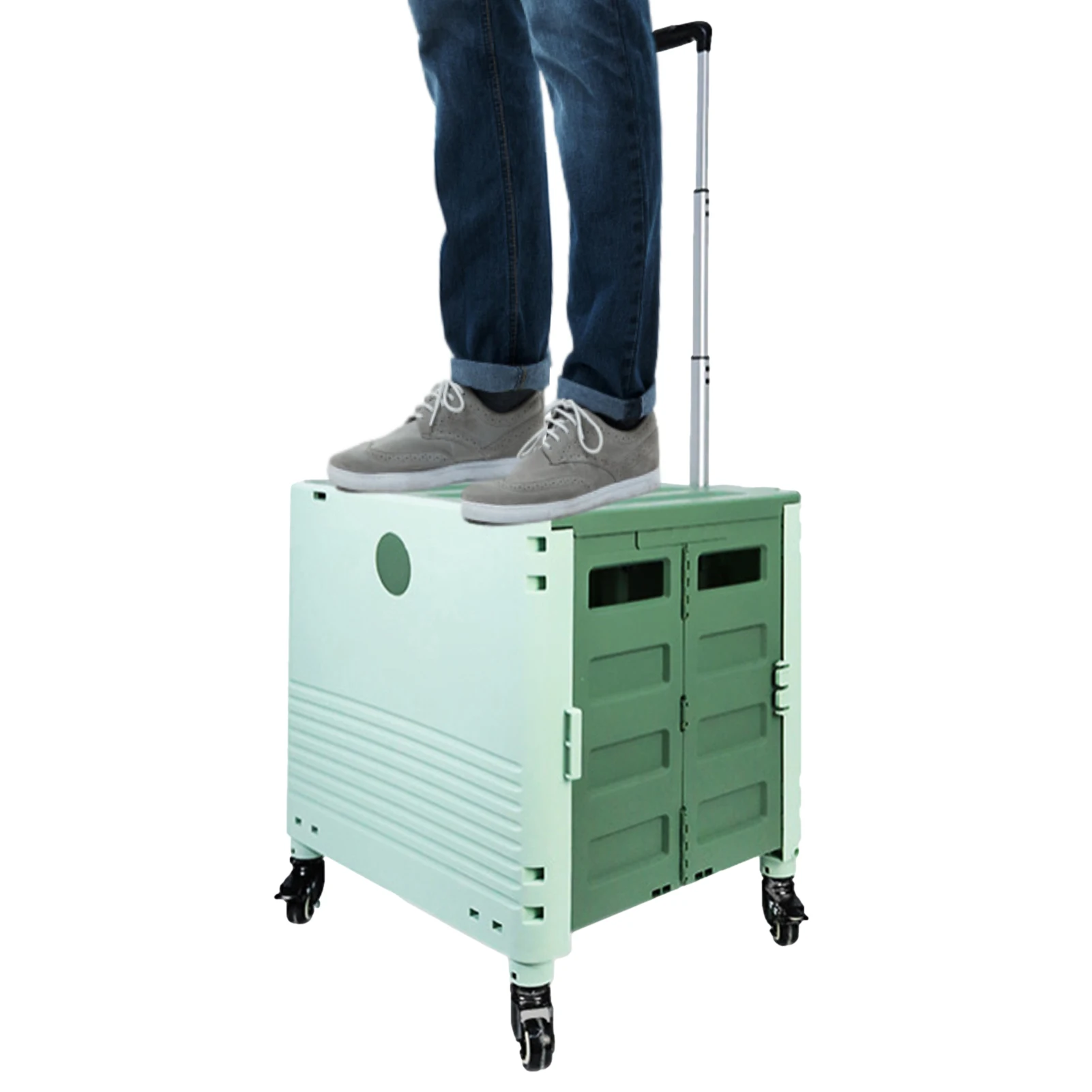 Rolling Carts With Wheels Folding Carts With 360 Degree Rolling Wheels Rolling Utility Cart With Telescoping Handle Green
Rolling Carts With Wheels Folding Carts With 360 Degree Rolling Wheels Rolling Utility Cart With Telescoping Handle Green